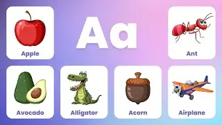 Words that starts with letter A - Digital Flashcards - Learning English Vocabulary