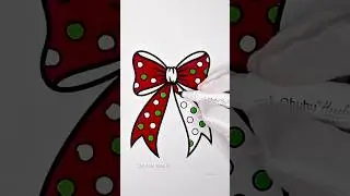 Simple & Cute Bow Coloring for Relaxation   #colorbyimasha #satisfyingart #rrlaxing #vitalshort