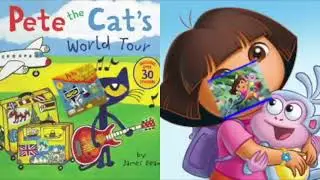 MERGED - Pete The Cat and Dora The Explorer Little Einsteins Birthday Balloons Game