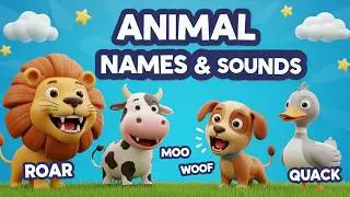 animal names and sound#nurseryrhymes #childrensentertainment