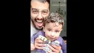 سنابات عبد الكريم الحربي ❤يلعب مع إخوانه😁حجرة ورقة مقص ويغش😂كشتة مع اهله مكان يبكيكم جماله😍