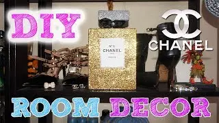 DIY - Chanel No 5 Perfume Bottle Room Decoration