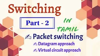 Switching | Packet Switching | Switching Techniques | Datagram | Virtual circuit | Networking |Tamil