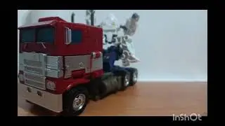 Optimus Prime truck test animation stop motion.