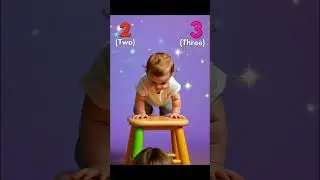 Learn Counting 1 one 2 two 3 three Baby Jump! | എണ്ണാൻ പഠിക്കാം | Kids Fun Learning