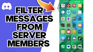 How To Filter Messages From Server Members On Discord