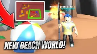 NEW BEACH WORLD UPDATE IN MINING SIMULATOR! (Roblox)