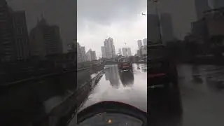 Monsoon Ride at Lalbaug Bridge | #firstride | #monsoonride | #newyearride | #mumbai |