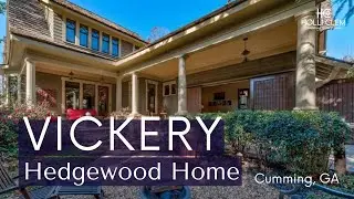 Forsyth County GA Real Estate: Original Vickery Home Built by Hedgewood Homes