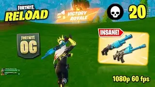 Fortnite Reload Zero Build Squads Win | High Kill Gameplay | Keyboard & Mouse | 1080p 60 fps