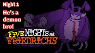 Why Is Bonnie MASSIVE?! | FNAF Fan Game &ndash; Five Nights at Friedrich&rsquo;s - Night 1