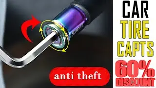 Cool Car Tire Valve Caps with Locking Anti theft design Review