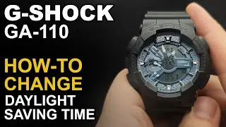 Gshock GA-110 - How to turn Daylight saving time on or off - module 5146