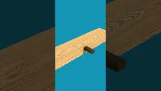 Keyed Rabbeted Oblique Scarf Joint