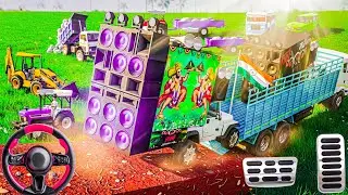 DJ Dumper Truck Driving & Stone Unloading 😱 | Realistic Truck Game Gameplay 