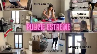 Pulizie ESTREME super MOTIVAZIONALI 🪣🧽🧺 - è tempo di PRIMAVERA 🌸