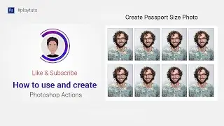 How to create action in photoshop | Photoshop Action | Photo Collage