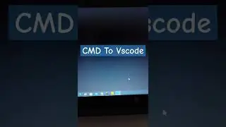 cmd to vscode 