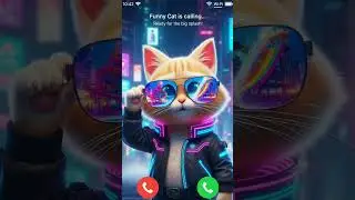 stylish cat is calling #cutecat #millionviewsrington #shorts #catcalling #ringtone