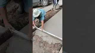 preparando la entrada con graba lavada .