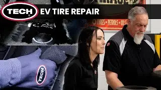 Proper Repair of EV Sound Suppression Tires with TECH