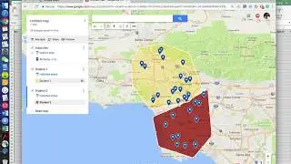 Demostration on How to Import Excel File to Google Maps and Create Visit Maps