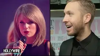 Taylor Swift & Calvin Harris Get Cozy at BRIT Awards!
