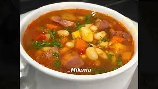 Фасолевый Суп: съел - и жизнь наладилась . Густой, Вкусный по-Домашнему