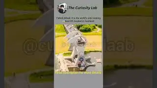 It is the world&rsquo;s only rotating boat lift😱 #shorts #scotland
