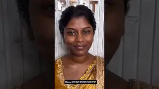 Omg Indian Dark Skin Women to White Skin Makeup😮#shorts