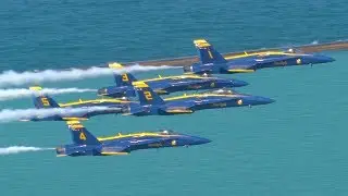 Blue Angels From My Rooftop - 2017 Chicago Air and Water Show