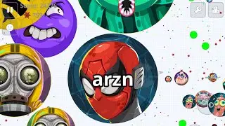 INSANE SOLO TAKEOVER 🕷️ (Agar.io Mobile)