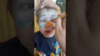 Cute Olaf face painting from frozen #olaf #facepaint #facepainting #facepainter #frozen #snowman