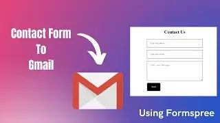 How To Send Email from HTML Contact Form Without Any Backend Language #htmlproject  #html5 #css3