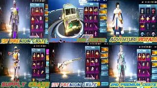 BGMI/PUBGM: NEW M4 ROYALE ADVENTURE, SUPPLY CRATE AND TWO PREMIUM CRATES