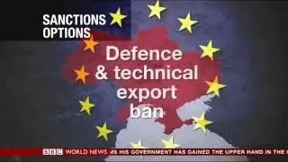 Open Europe's Nina Schick appearing on BBC World News discussing EU sanctions on Russia