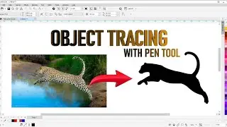 How to Trace Object with Pen Tool in Coreldraw | Vector Tracing in CorelDRAW |@SatoriGraphics