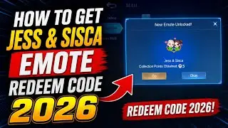 How To get Jess And Sisca Emote Redeem code in MLBB / 2026 works all server .