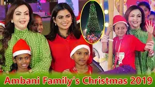 Nita Ambani & Isha Ambani's Christmas 2019 Celebration With INDIA's Tallest Christmas Tree &NGO Kids