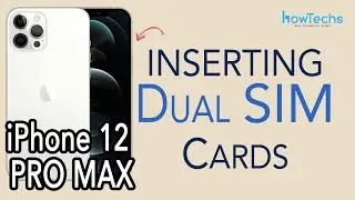 iPhone 12 Pro MAX &mdash; Настройка двух SIM-карт &mdash; Как вставить и настроить ФИЗИЧЕСКИЕ SIM-карты | How...