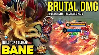 BANE BEST BUILD 2025 | BUILD TOP 1 GLOBAL BANE GAMEPLAY | MOBILE LEGENDS✓