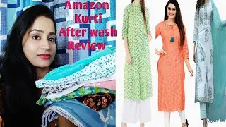 A detailed review of the Amazon Kurti's fabric quality after wash
