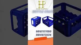 MILK CRATES at Wholesale Prices #hindplasticsfaridabad #bestcrate #materialhandling #plasticcrates