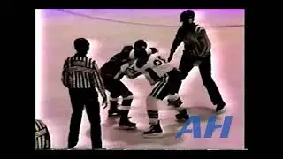 OHL Oct. 7, 1987 #12,GUE v Jamie Lever,OSH Guelph Platers Oshawa Generals