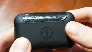 DIY hinge for the charging case of Sound by Sweden NERO-TX wireless earphones