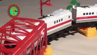 Simulation High Speed Train  Toy Set  Unboxing, Setup, review