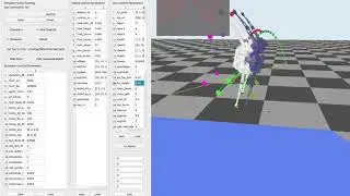 Mini Cheetah Sim performing an online-optimized sideflip