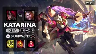 Katarina vs Jayce Mid - KR Challenger - Patch 25.22 Season 15