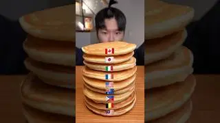 팬케잌 Pancakes🥞 mukbang #asmr #mukbang #food #eating #pancake #shorts #viralvideo #fyp