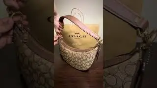 Unboxing Coach New York Aria Shoulder Bag In Signature Jacquard #coachbag #unboxing
